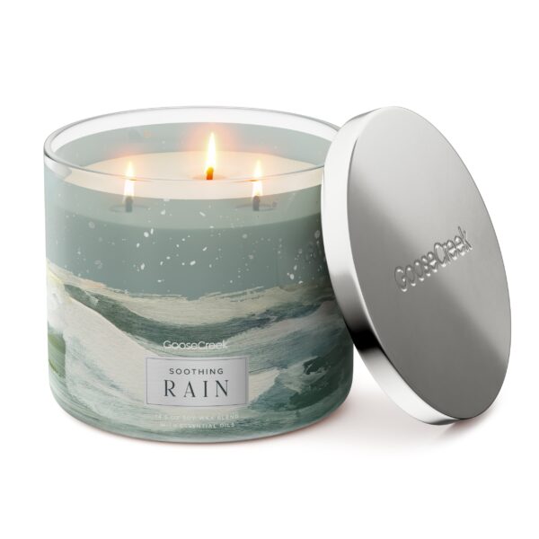 Soothing Rain 3-Wick Candle - Image 2