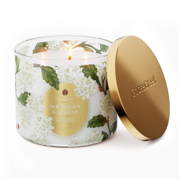 Southern Gardens 3-Wick Candle - Image 2