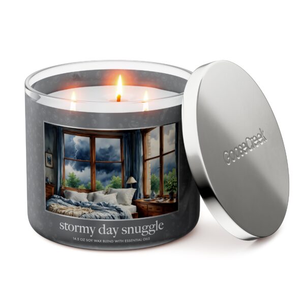 Stormy Day Snuggle 3-Wick Candle - Image 2