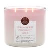 Strawberry Coconut Milk 3-Wick Candle
