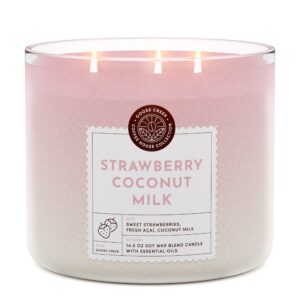 Strawberry Coconut Milk 3-Wick Candle