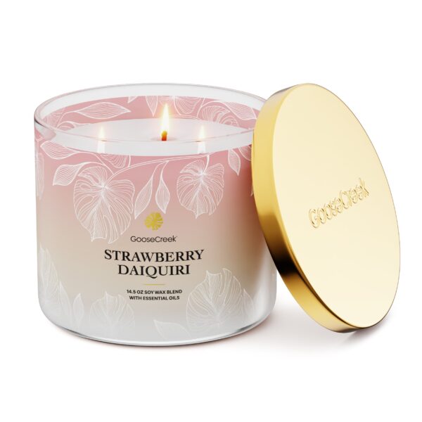 Strawberry Daiquiri 3-Wick Candle - Image 2