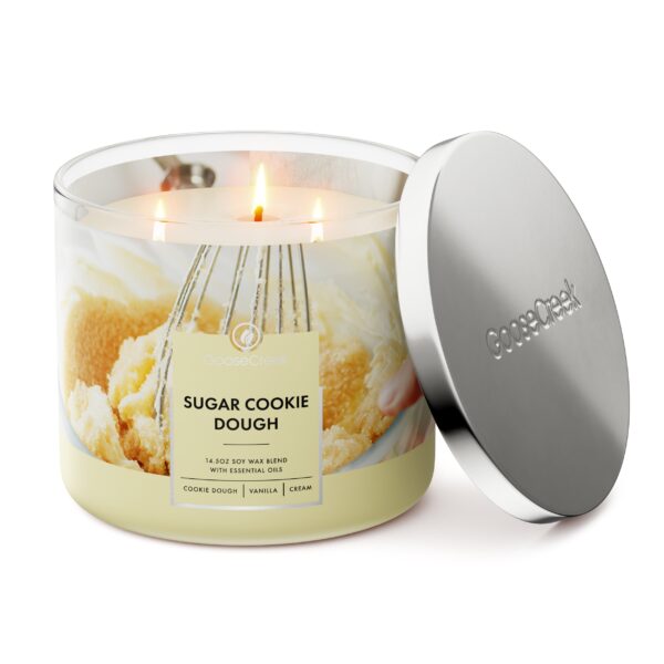 Sugar Cookie Dough 3-Wick Candle - Image 2