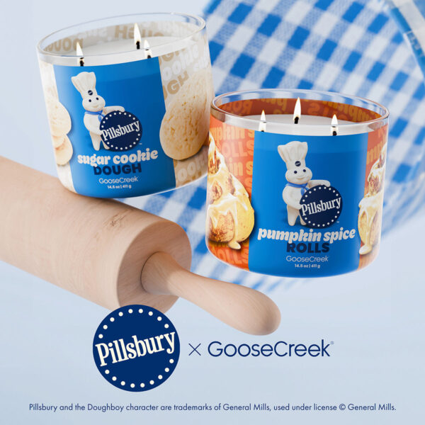 Sugar Cookie Dough Large 3-Wick Pillsbury Candle - Image 2