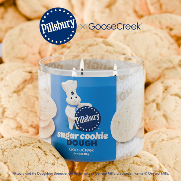 Sugar Cookie Dough Large 3-Wick Pillsbury Candle - Image 3
