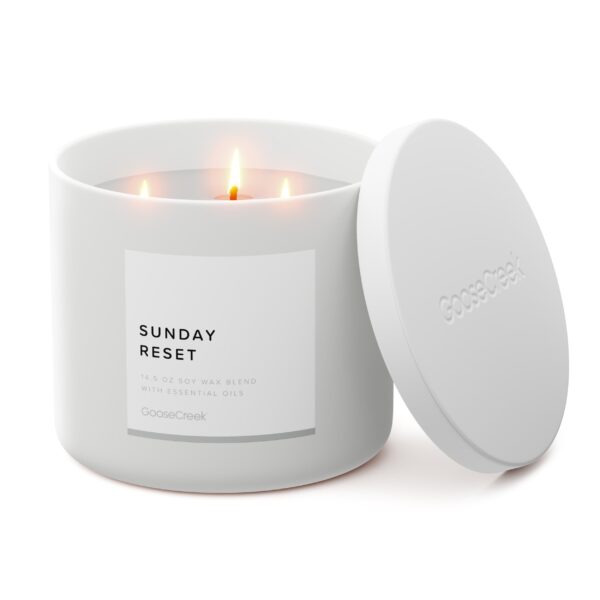 Sunday Reset 3-Wick Candle - Image 2