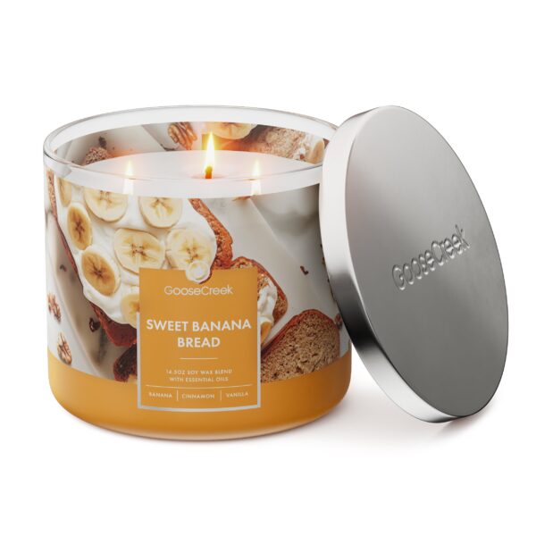 Sweet Banana Bread 3-Wick Candle - Image 2