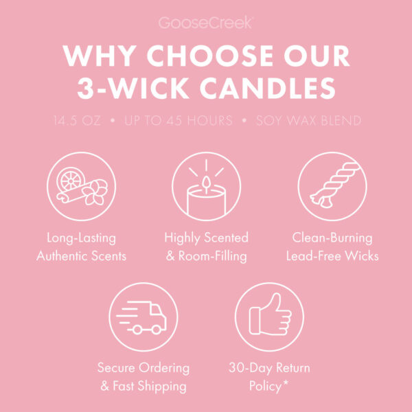 Sweet Salt Water Taffy 3-Wick Candle - Image 4