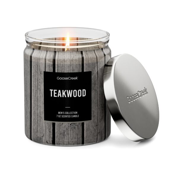 Teakwood Single Wick Candle - Image 2