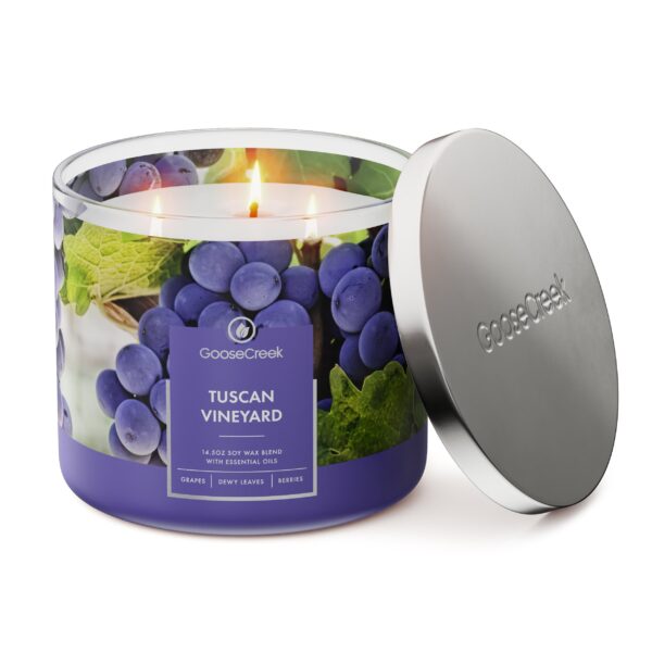 Tuscan Vineyard 3-Wick Candle - Image 2