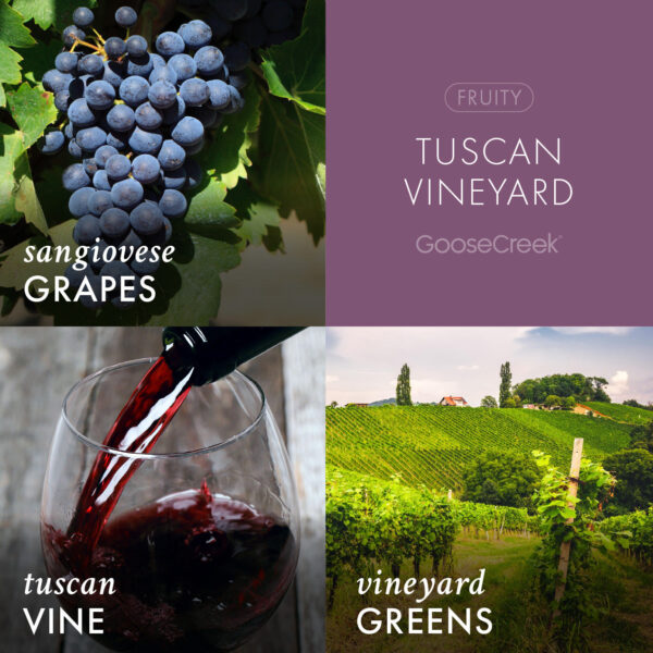 Tuscan Vineyard 3-Wick Candle - Image 3