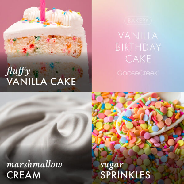 Vanilla Birthday Cake 3-Wick Candle - Image 3