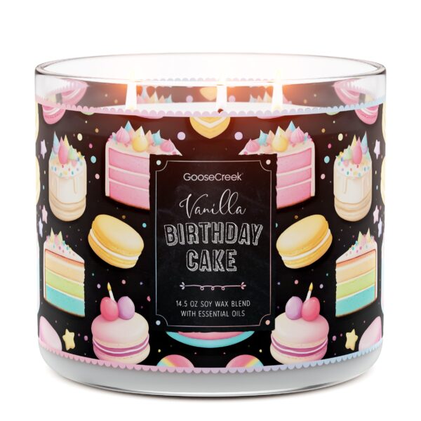 Vanilla Birthday Cake 3-Wick Candle