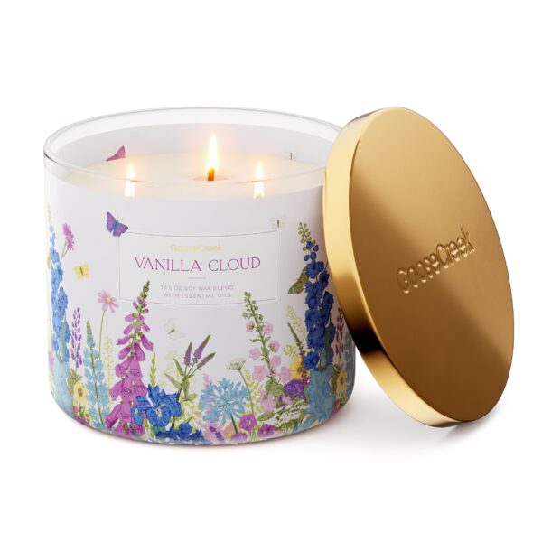 Vanilla Cloud Large 3-Wick Candle - Image 2