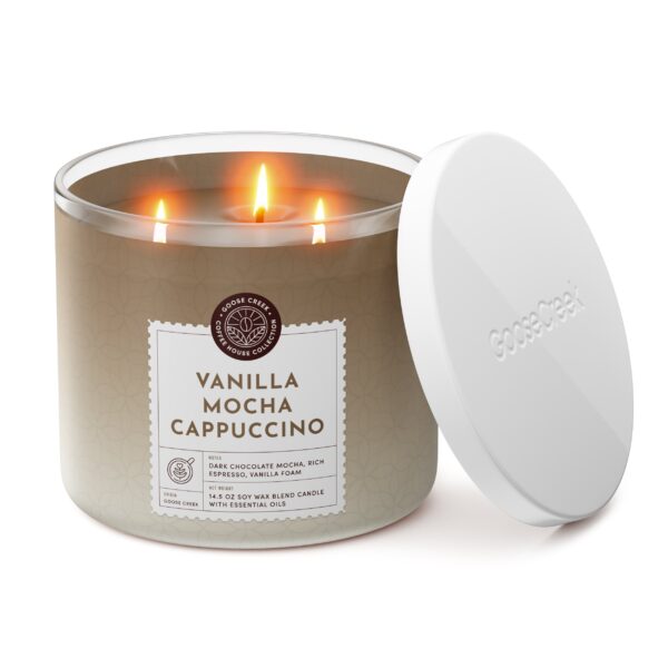 Vanilla Mocha Cappuccino 3-Wick Candle - Image 2