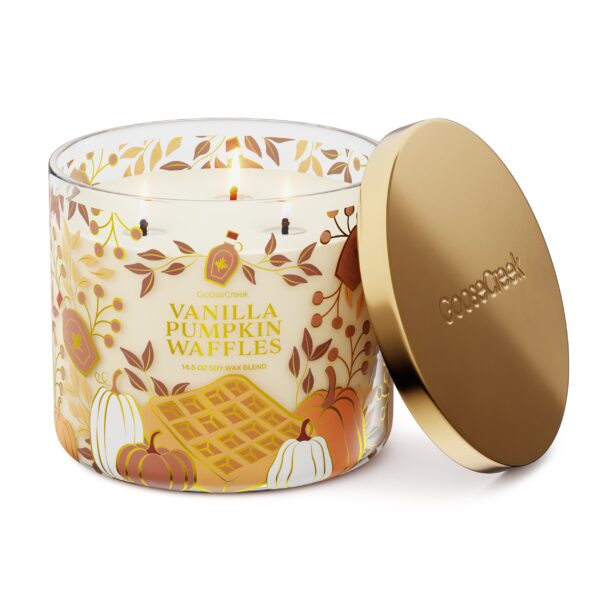Vanilla Pumpkin Waffle 3-Wick Candle - Image 2