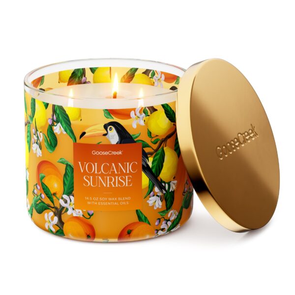 Volcanic Sunrise 3-Wick Candle - Image 2