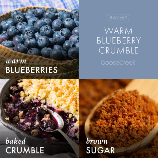 Warm Blueberry Crumble 3-Wick Candle - Image 3