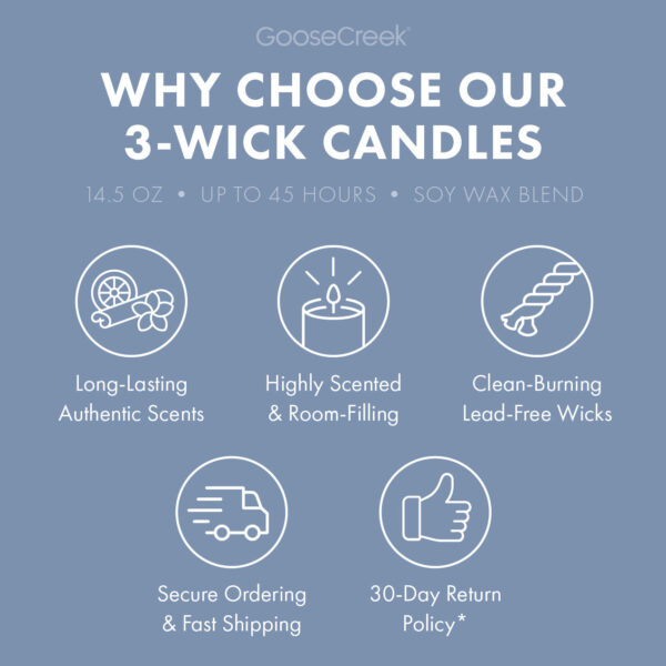 Warm Blueberry Crumble 3-Wick Candle - Image 4