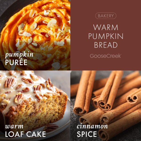 Warm Pumpkin Bread 3-Wick Candle - Image 3