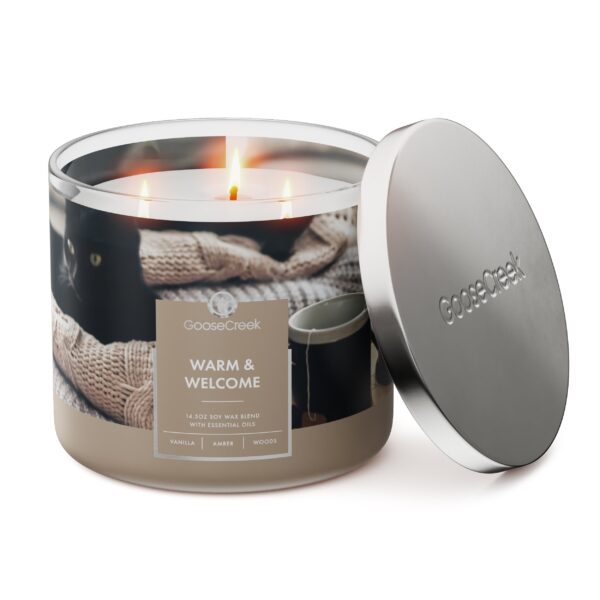 Warm & Welcome 3-Wick Candle - Image 2