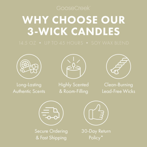 Warm & Welcome 3-Wick Candle - Image 4