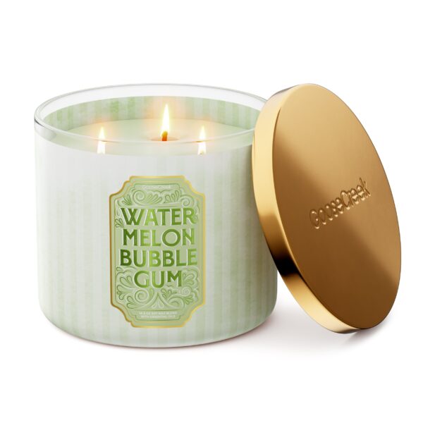 Watermelon Bubble Gum 3-Wick Candle - Image 2