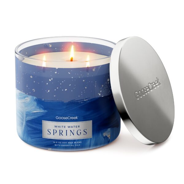 White Water Springs 3-Wick Candle - Image 2