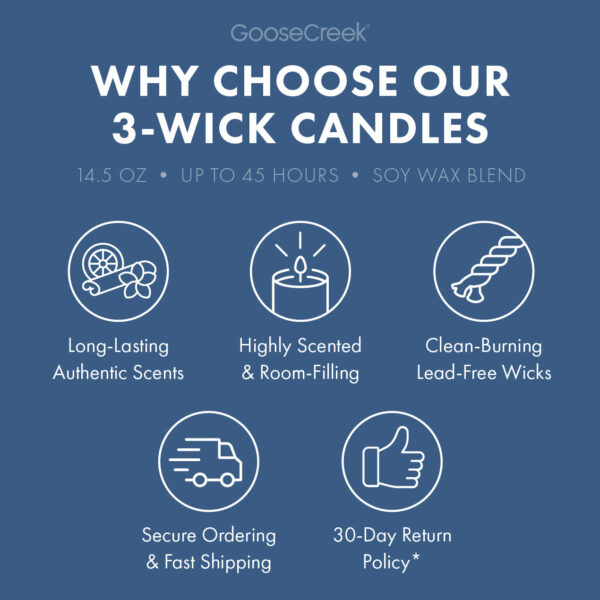White Water Springs 3-Wick Candle - Image 4