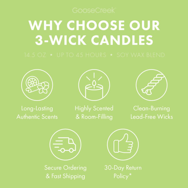 Wild Green Apple 3-Wick Candle - Image 4